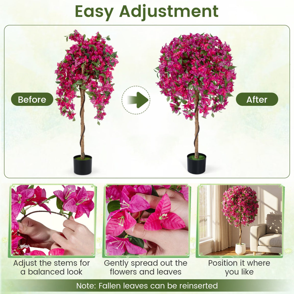Faux Azalea Trees – Set of 2