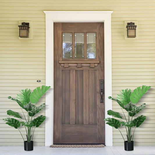 Faux Monstera Trees, 48" – Set of 2