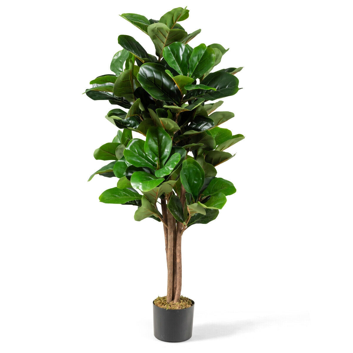 Faux Fiddle Leaf Fig Tree, 5 FT – Decorative Planter
