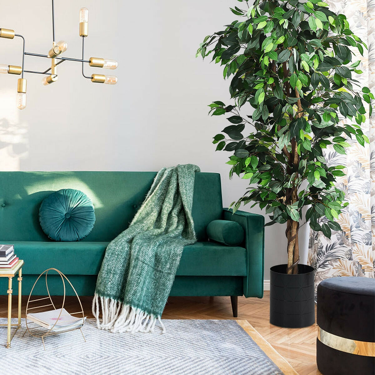 Faux Ficus Tree, 6 FT