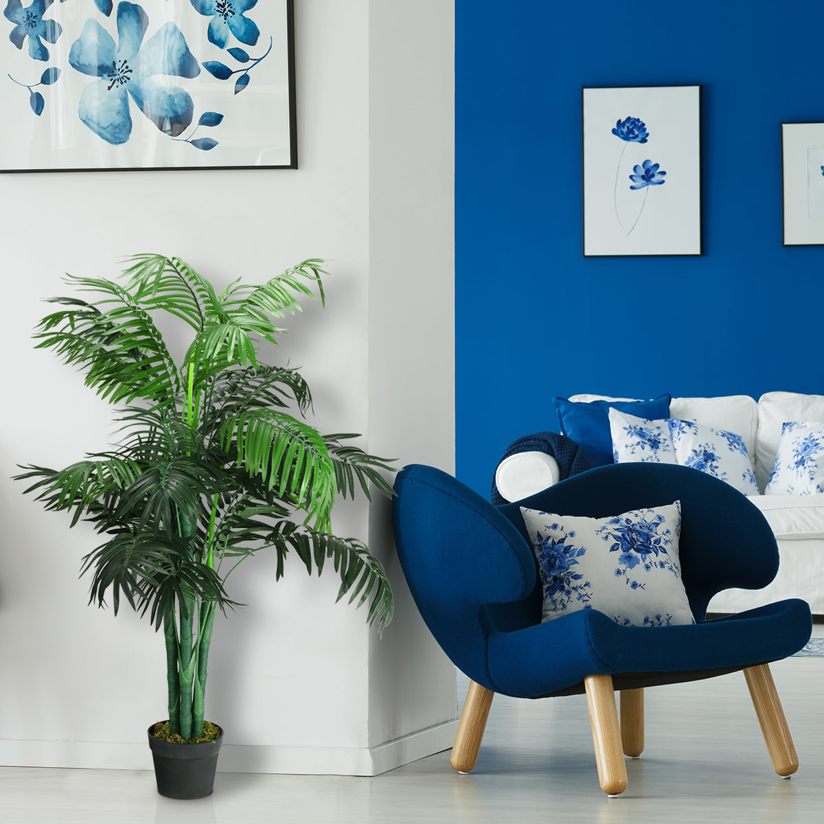 Faux Areca Palm Tree, 3.5 FT