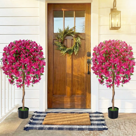 Faux Azalea Trees – Set of 2