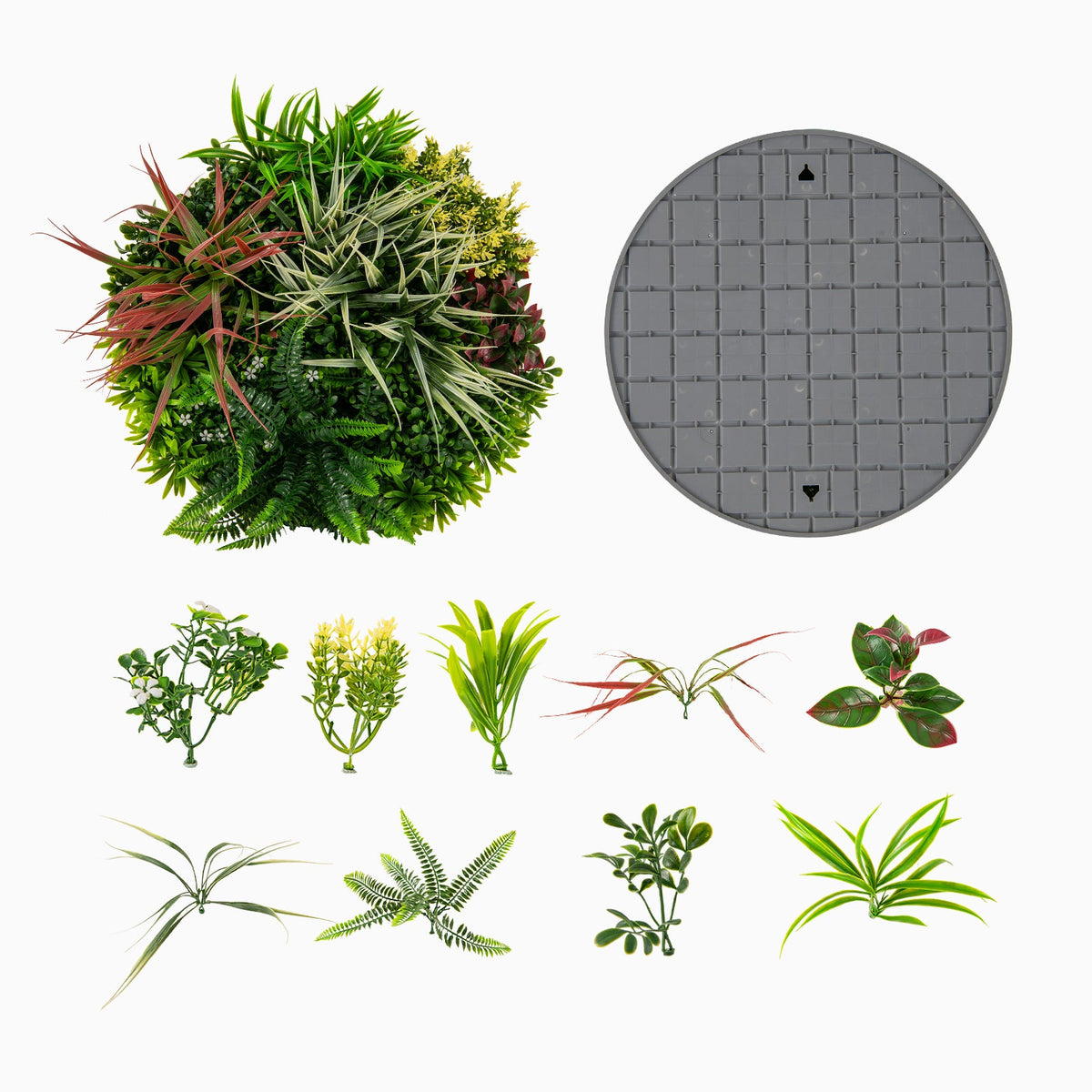 Faux Foliage Wall Art – Set of 2