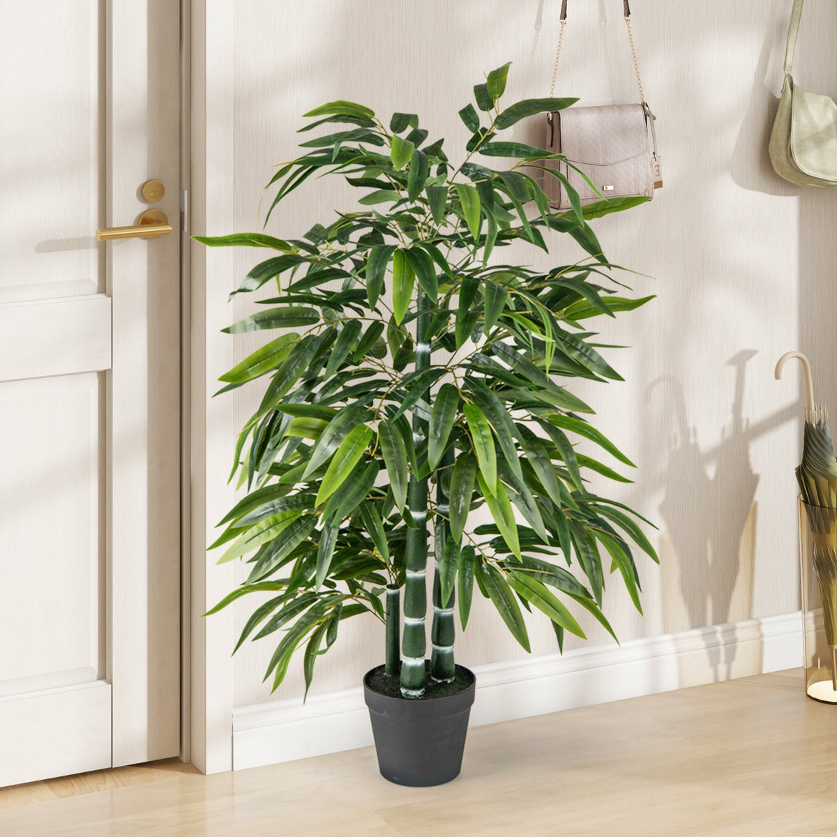 Faux Bamboo Trees – Set of 2