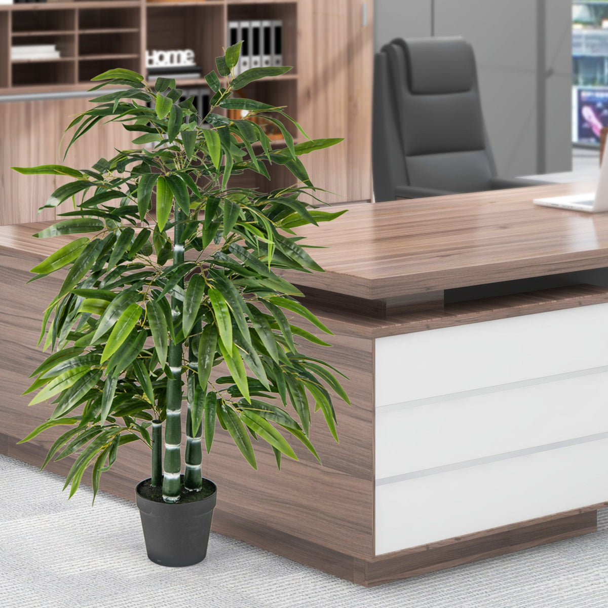 Faux Bamboo Trees – Set of 2