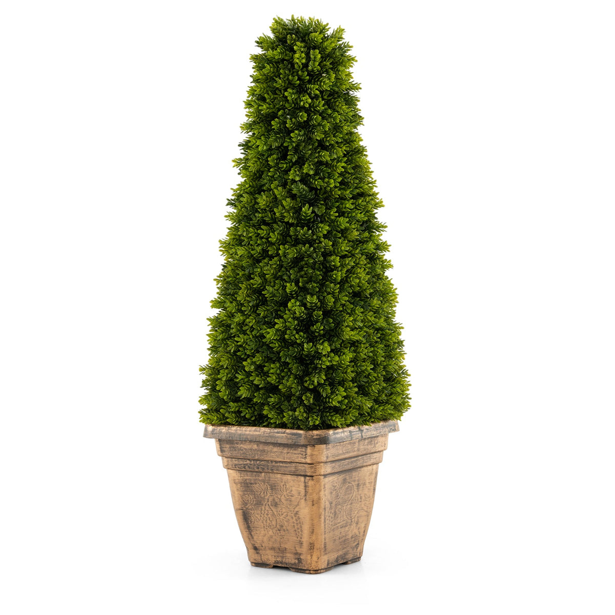 Faux Boxwood Topiary Tree, 3 FT