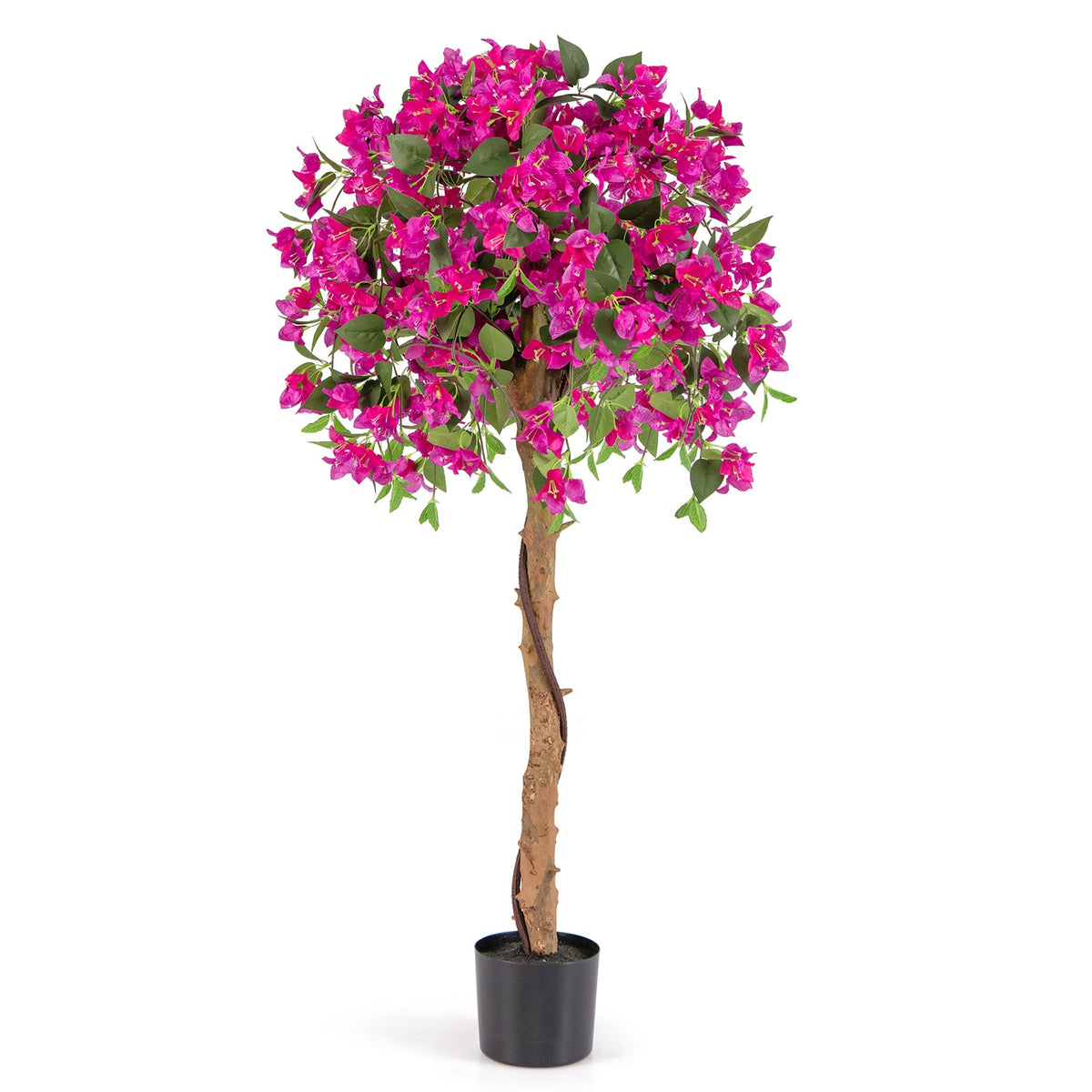Faux Azalea Tree, 4.5 FT – Cement Pot