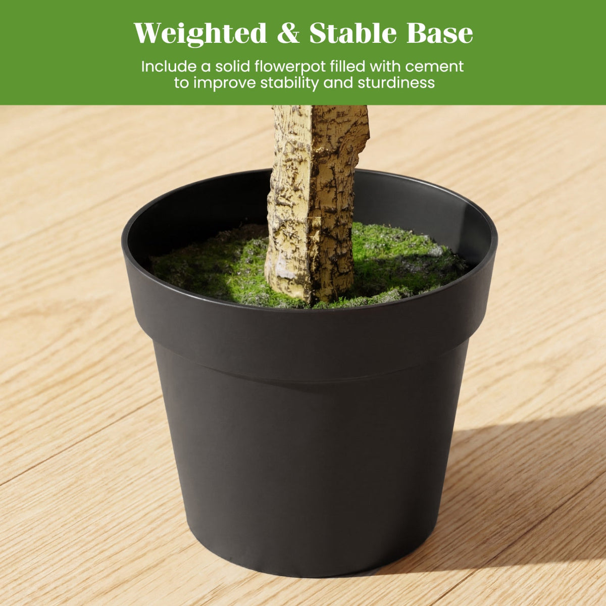 Faux Boxwood Topiary Tree, 46" – 5-Ball Design