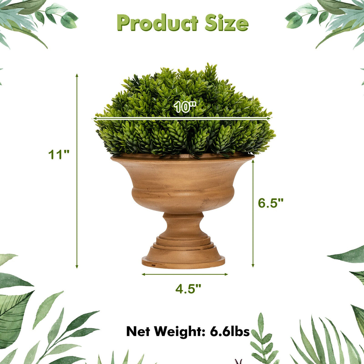 Faux Boxwood Topiary Trees – Set of 4