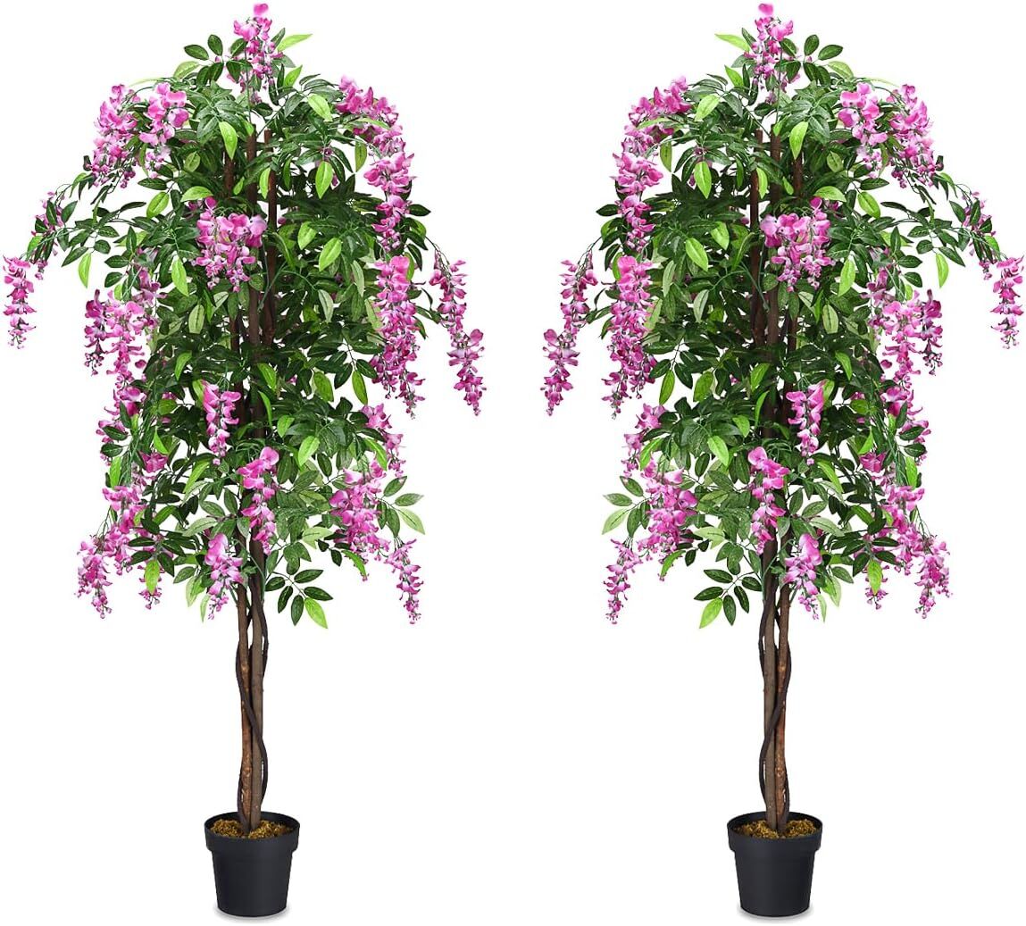 Faux Wisteria Tree, 6 FT