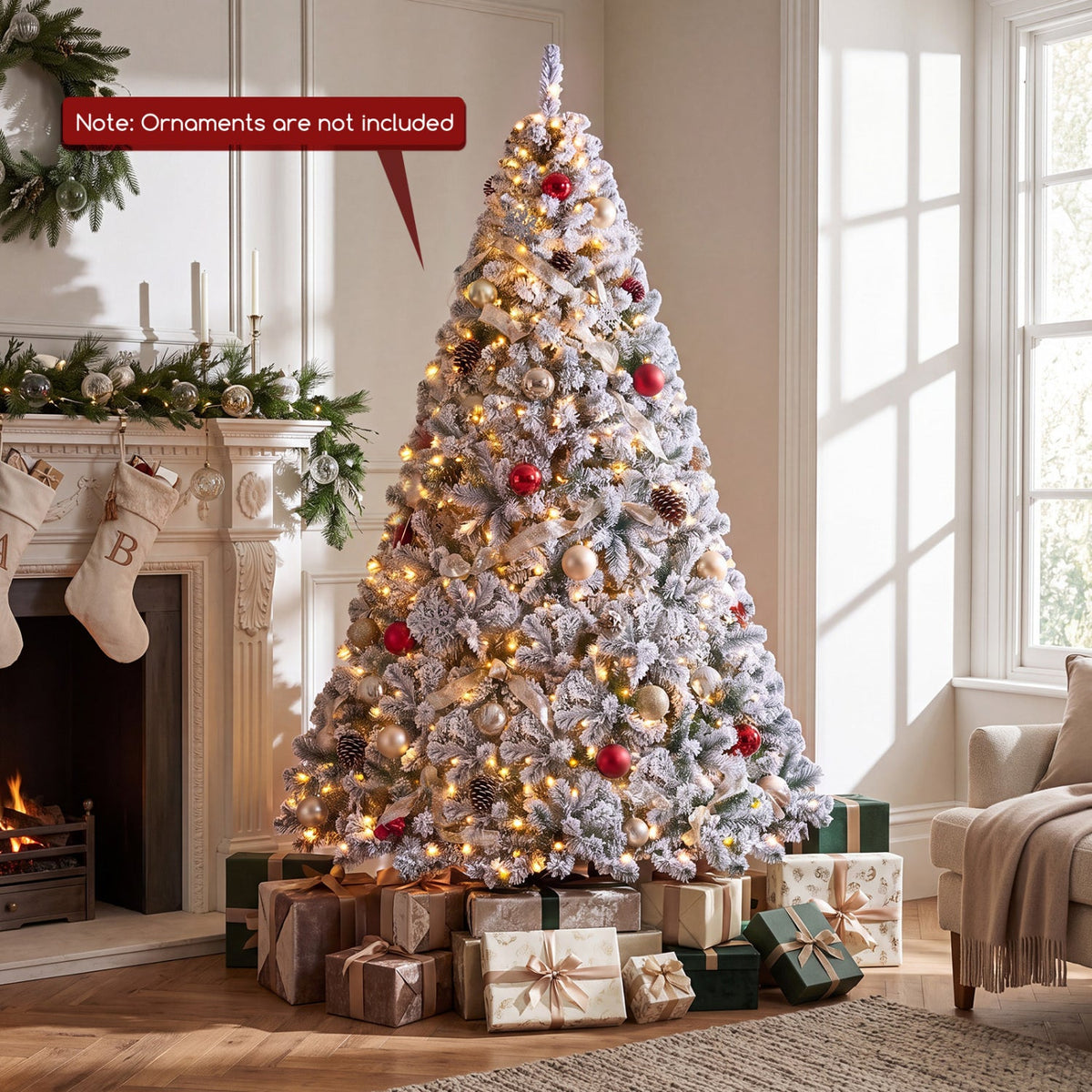 Smart Pencil Christmas Tree, 6 FT – RGB Lights & Music Sync