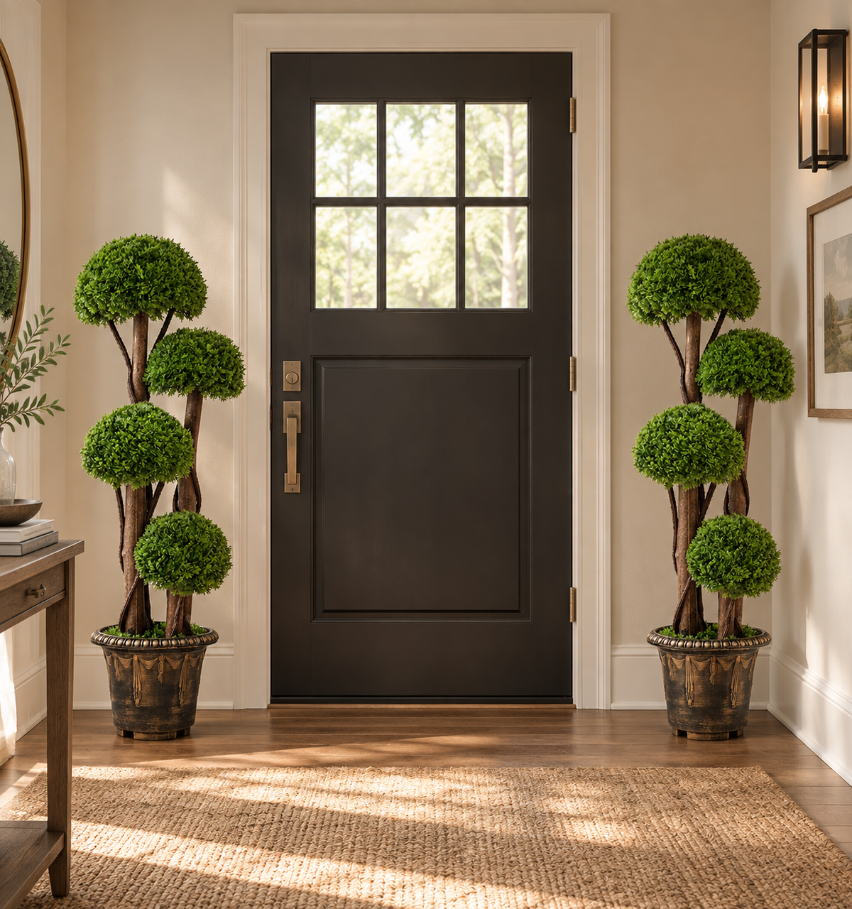 Faux Cypress Topiary Tree, 3 FT