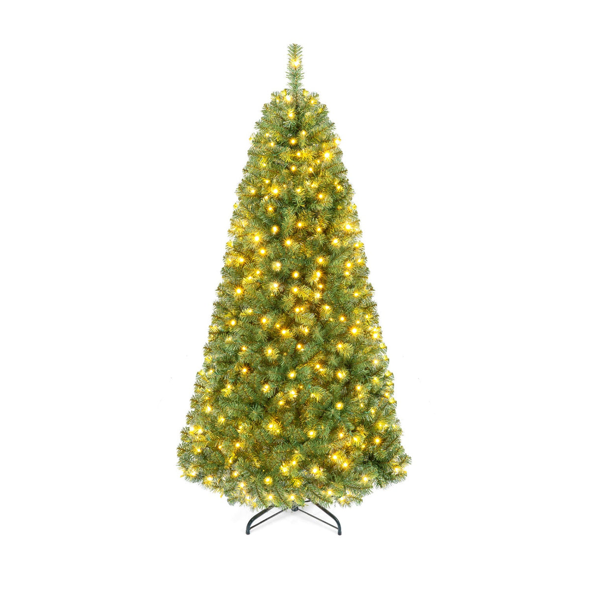 Pre-Lit Artificial Christmas Tree, 6–8 FT – Remote Control
