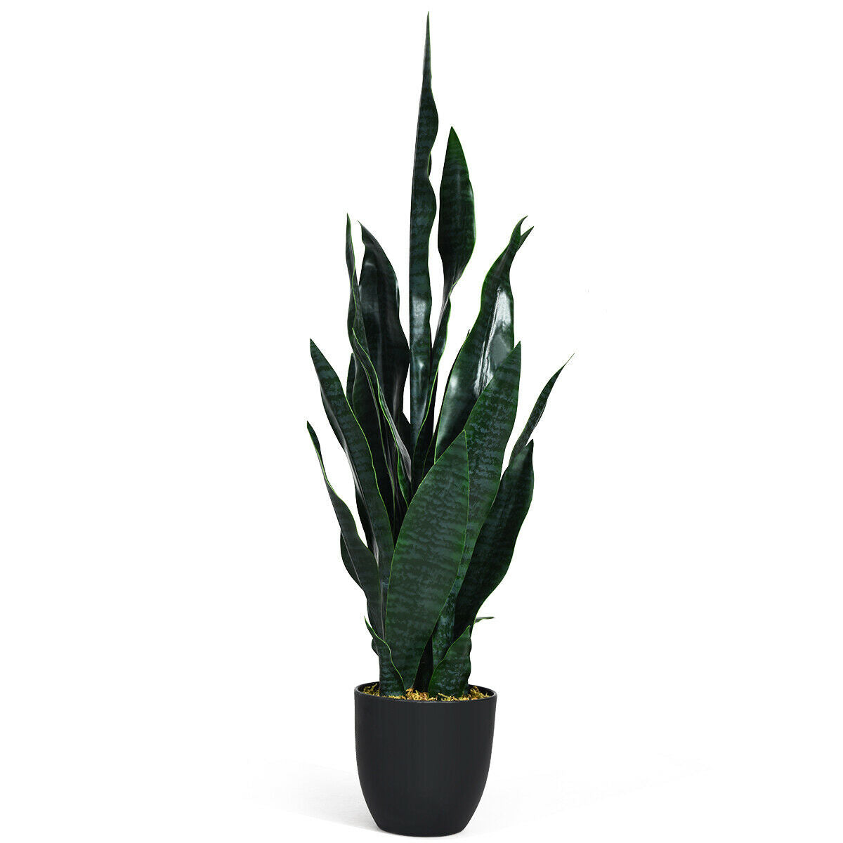 Faux Snake Plant, 35.5" – Indoor/Outdoor