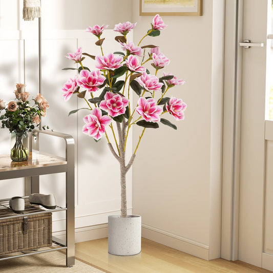 Faux Wedding Flower Plant – Pink Blooms