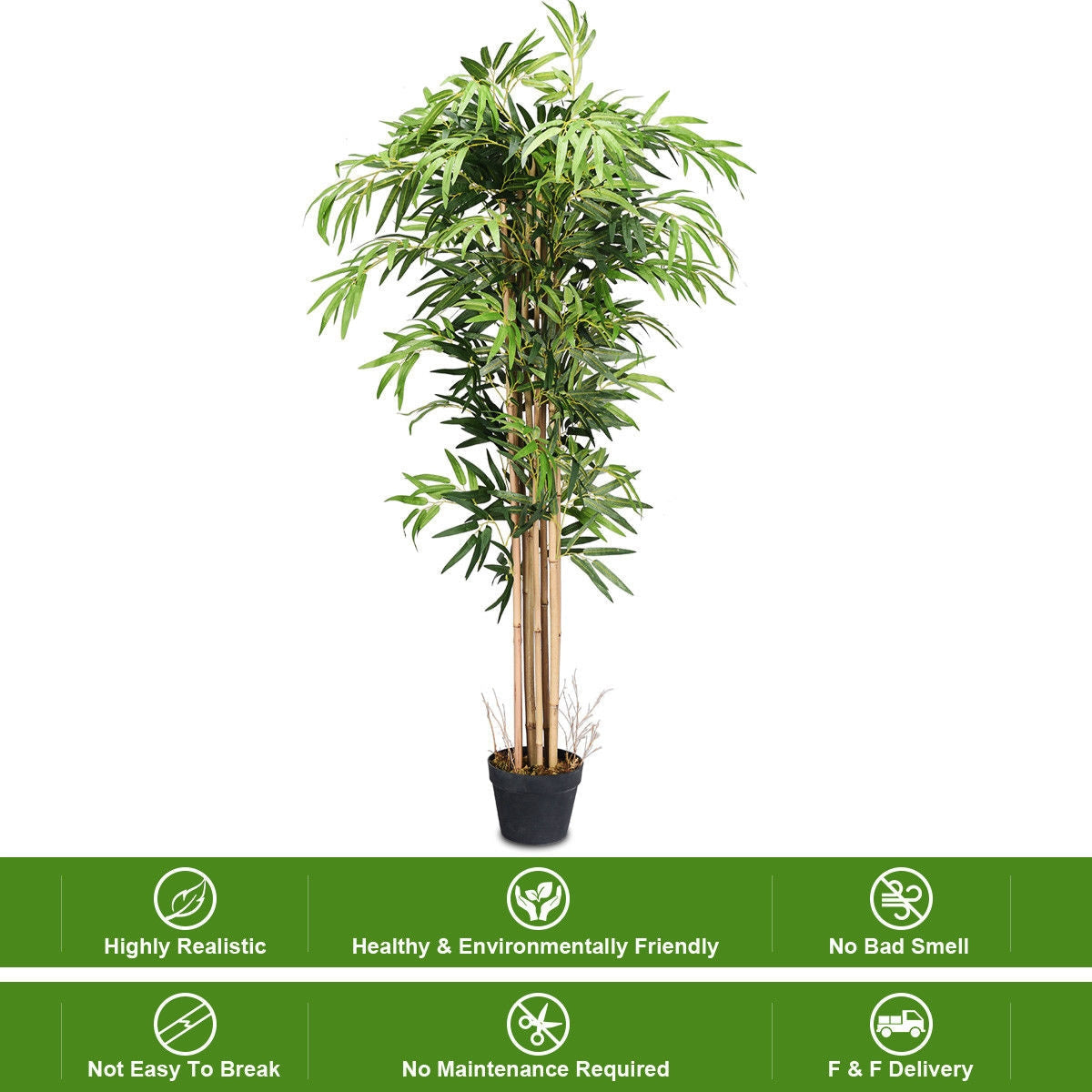 Faux Bamboo Tree, 5 FT