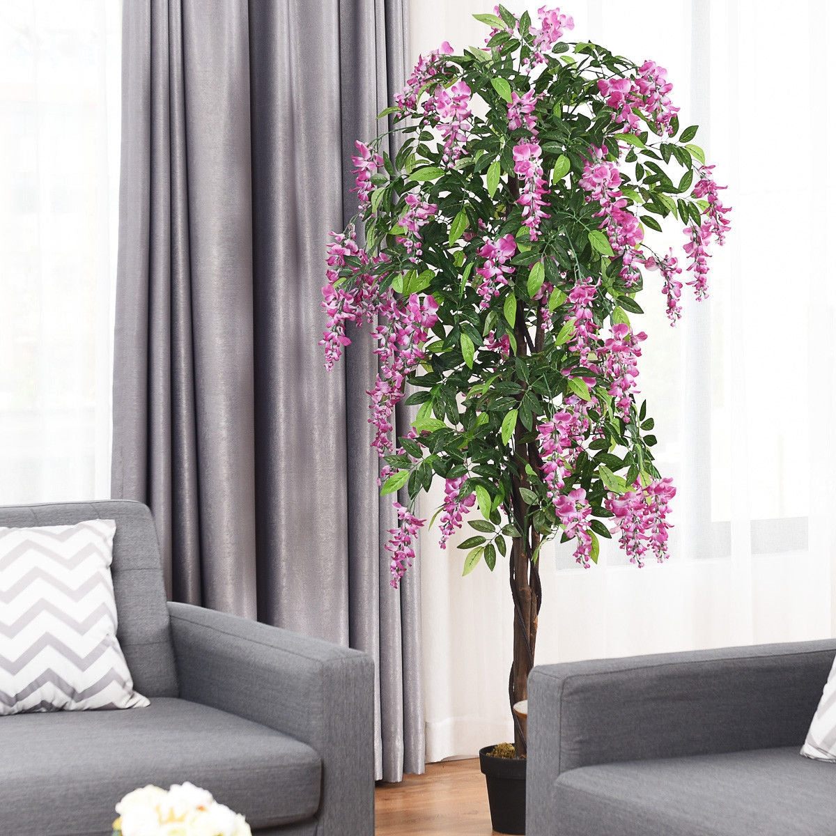 Faux Wisteria Tree, 6 FT