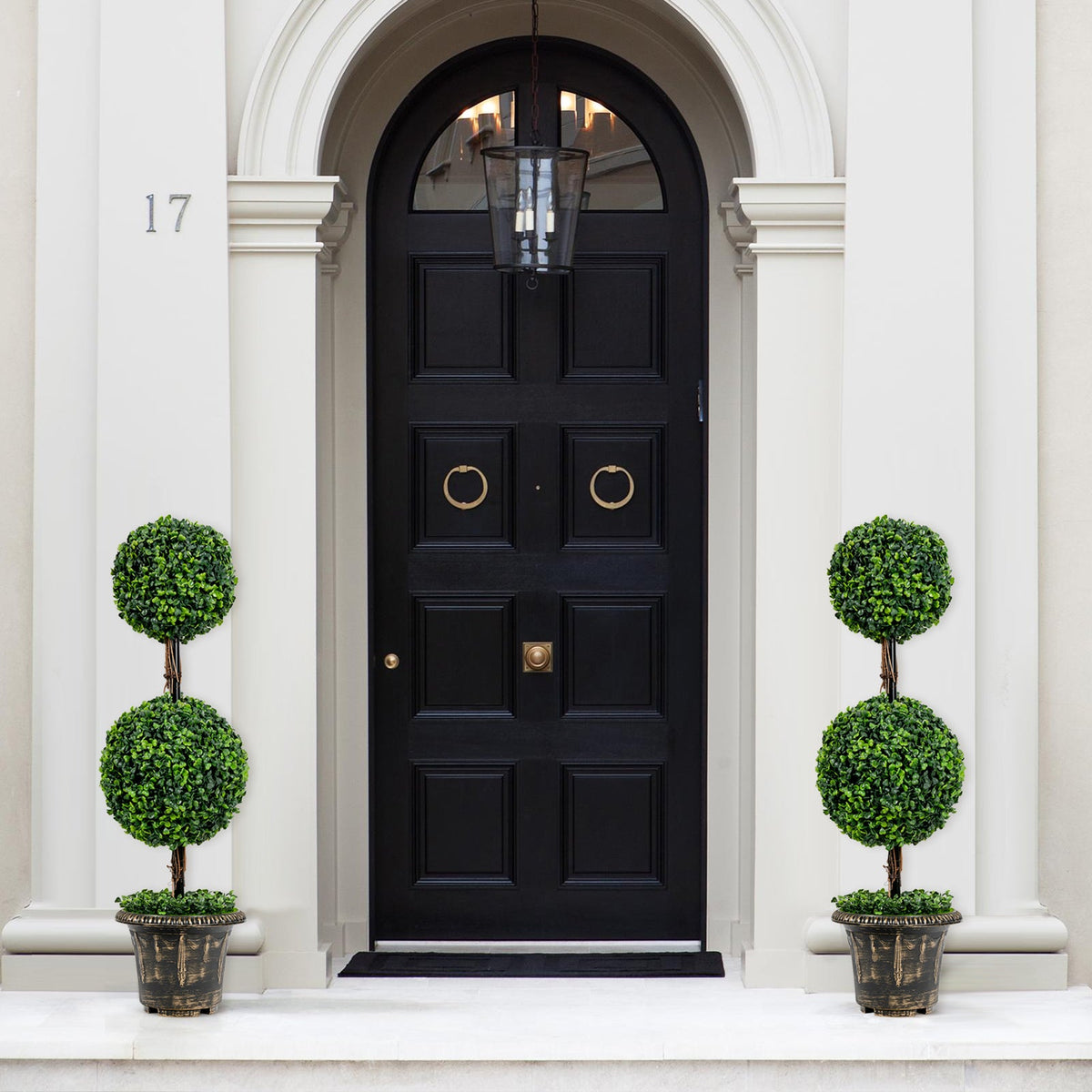 Faux Double-Ball Topiary Tree, 36"