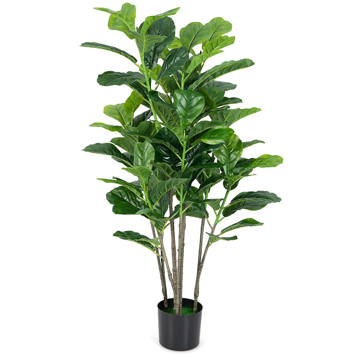 Faux Fiddle Leaf Fig Trees, 51" – Set of 2